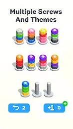 Nuts & Bolts, Color Screw Sort Zrzut ekranu 3