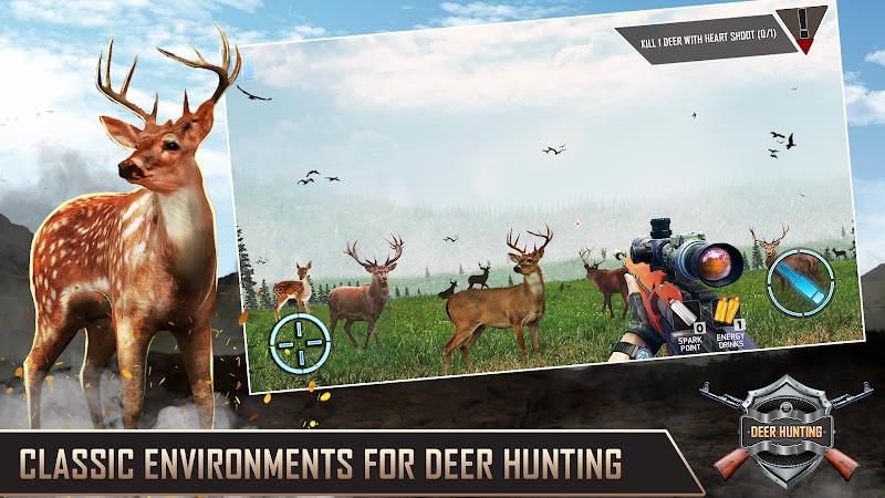 Deer Hunting Simulator Games Скриншот 3