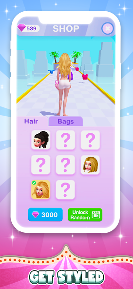 DressUp Run! Mod Zrzut ekranu 1