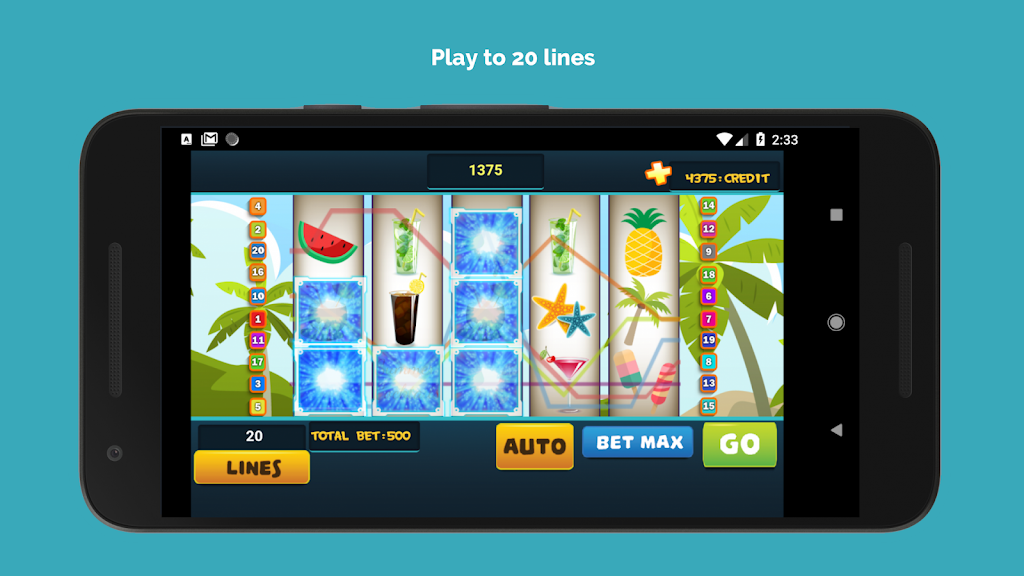 Lucky Vegas - Summer Cocktail Slot Jackpot Machine Ảnh chụp màn hình 2