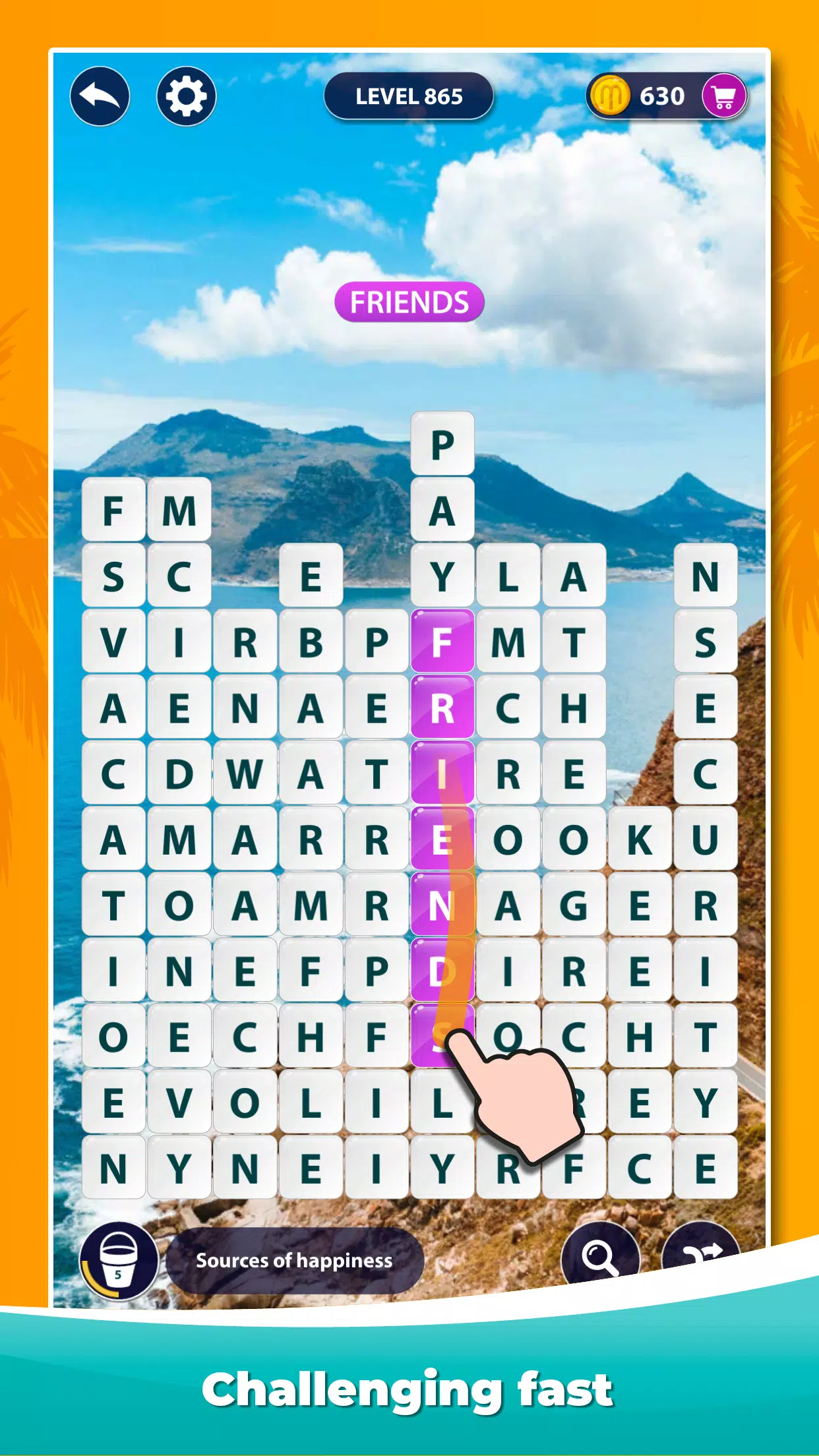 Word Surf: Caça-Palavras Captura de tela 2