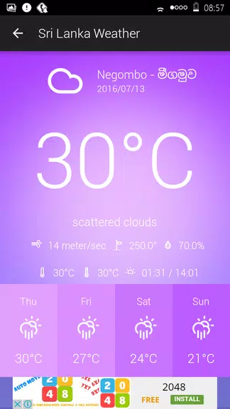 Sri Lanka Weather Captura de tela 3