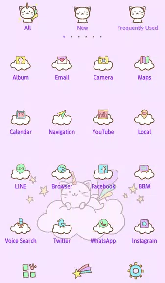 Caticorn Theme +HOME 스크린샷 2