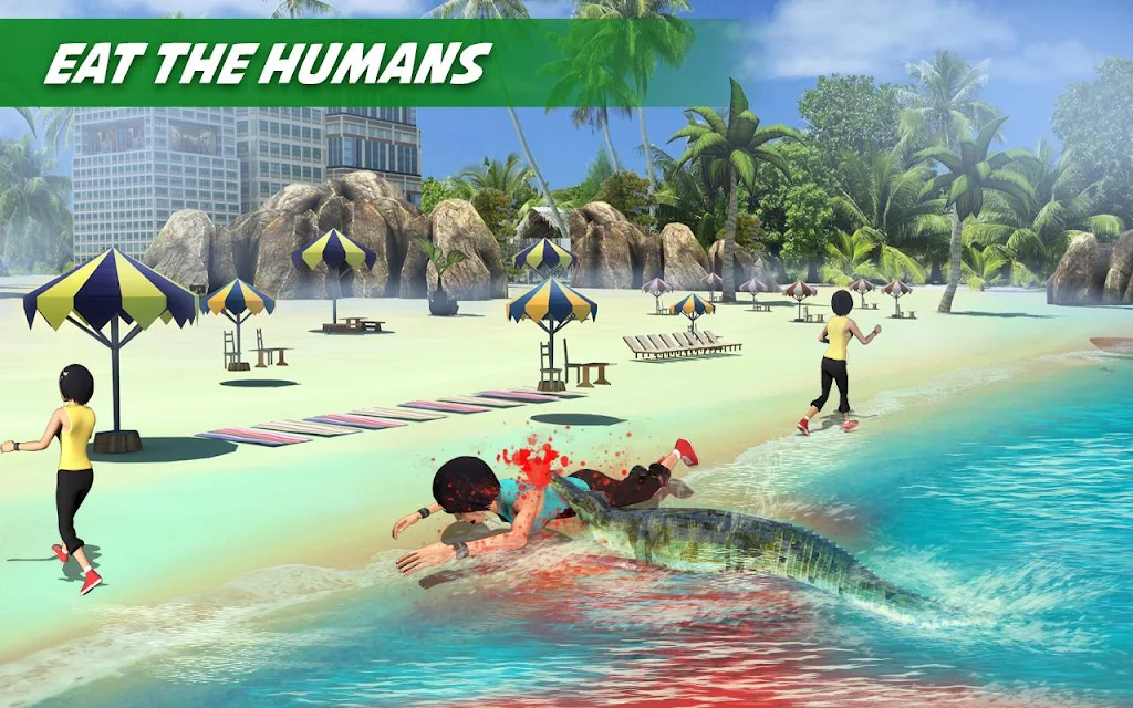 Crocodile Attack Animal Sim 스크린샷 3