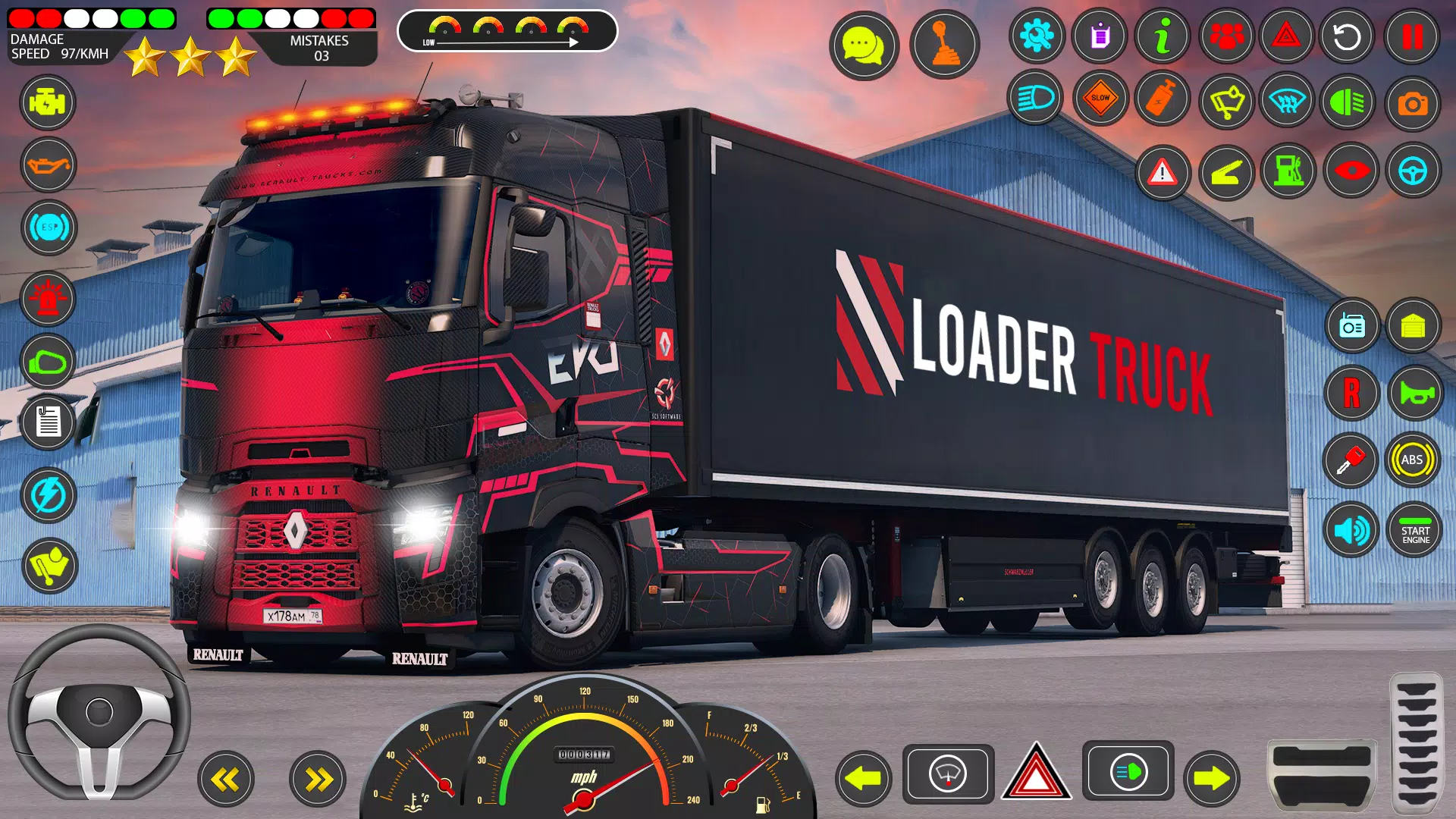 Euro Truck Games Sim 3d Schermafbeelding 2