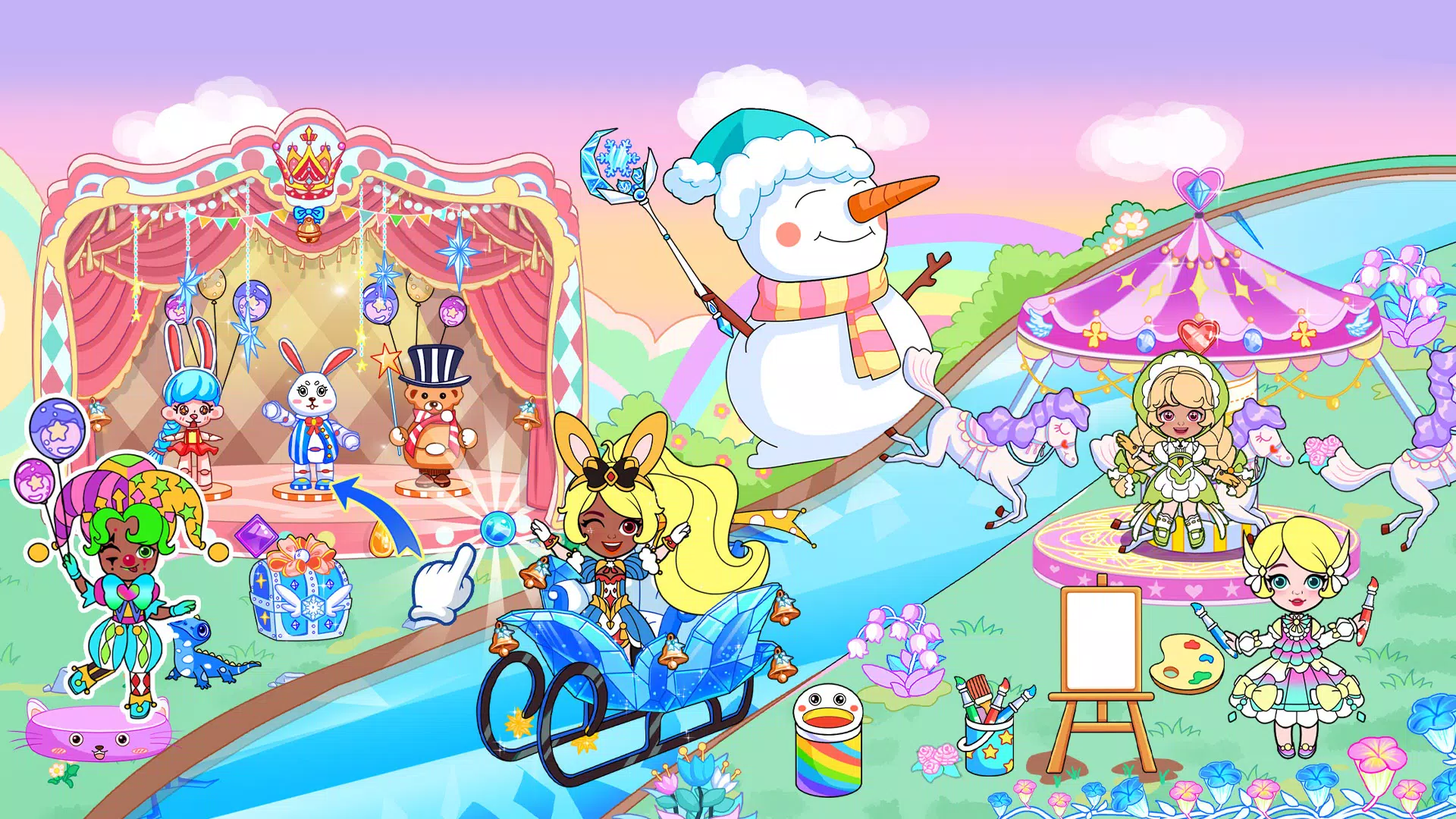 Ice Princess World Castle Life Captura de tela 3