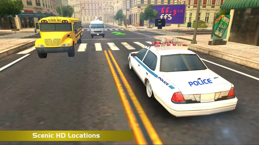 Police Car Sim Zrzut ekranu 4