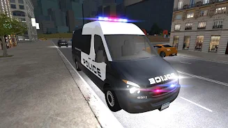 American Police Van Driving Скриншот 3