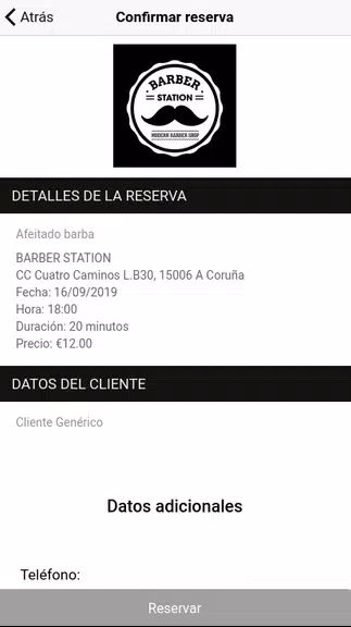 Barber Station Captura de tela 3