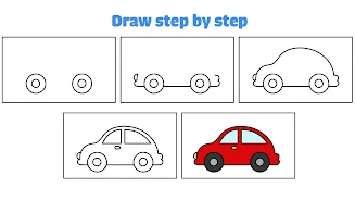 Cars drawings: Learn to draw スクリーンショット 4