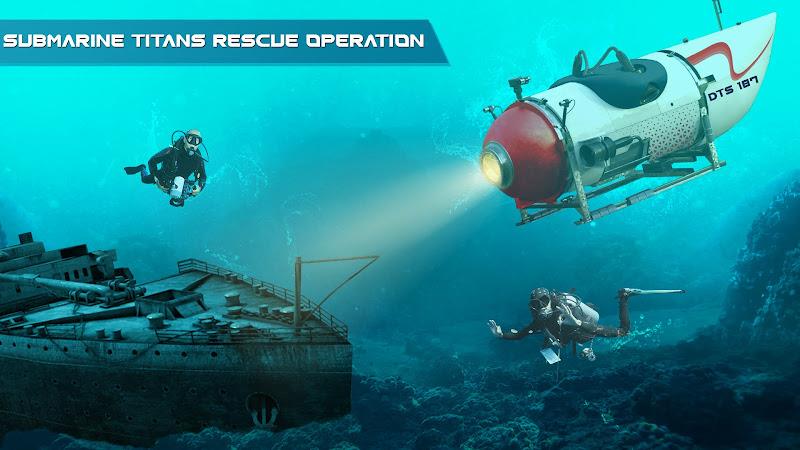 Submarine Titans Rescue Ship स्क्रीनशॉट 4