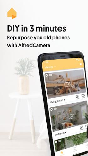 AlfredCamera Home Security app স্ক্রিনশট 1