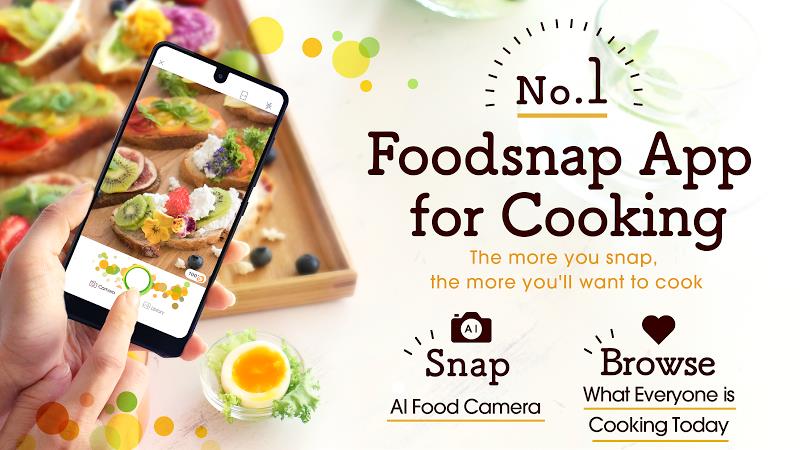 Snapdish Food Camera & Recipes Ảnh chụp màn hình 1