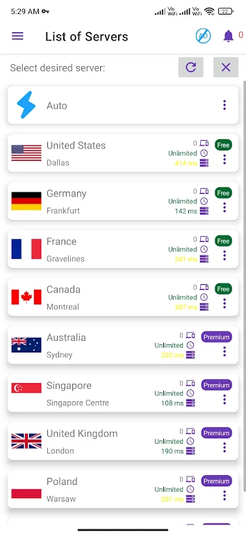 SafeHarbor VPN Capture d'écran 1