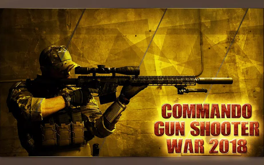 Commando Gun Shooter War 2018应用截图第1张