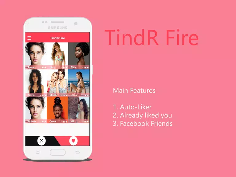 TindR Fire Captura de pantalla 1