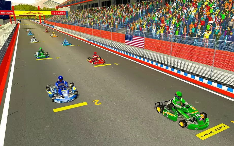 Go Kart Racing Games 3D Stunt ภาพหน้าจอ 4