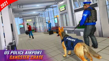 US Police Dog Games : Airport Crime Police Games স্ক্রিনশট 3