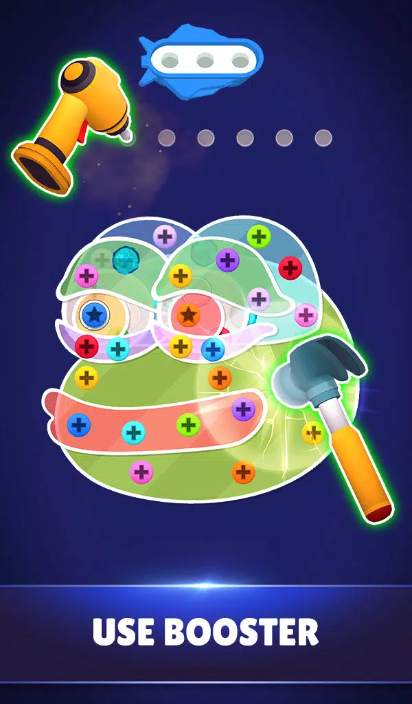 Screw Puzzle: 3D Nuts Jam Captura de pantalla 3