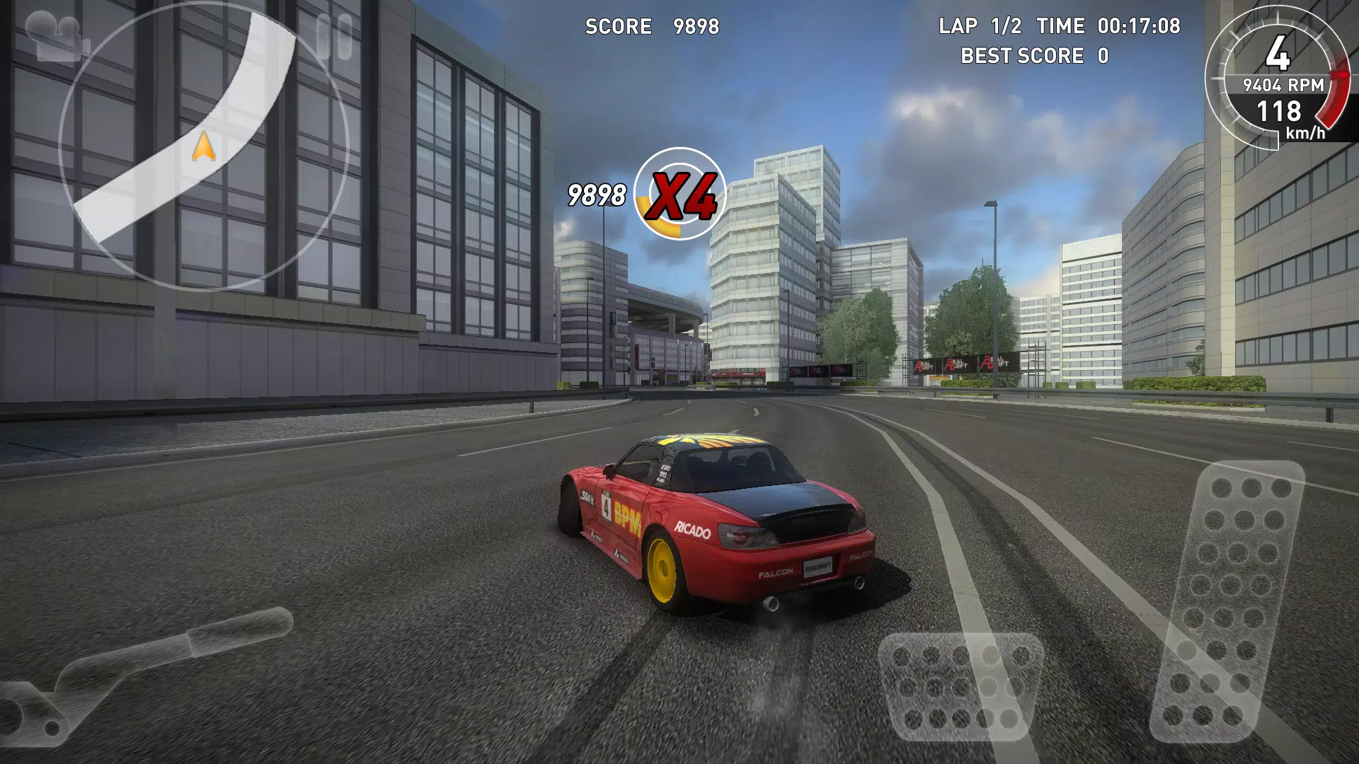 Real Drift Car Racing Lite Captura de pantalla 1