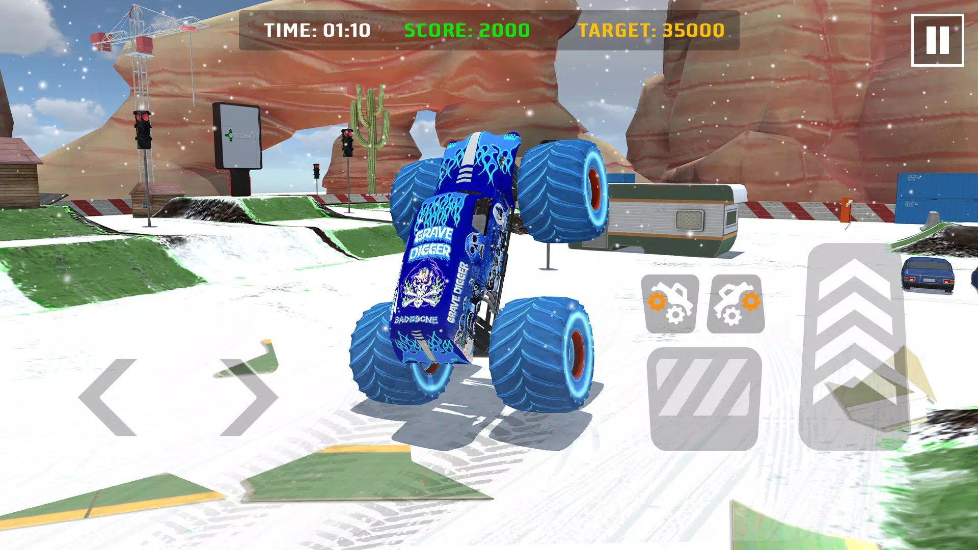 Car Games: Monster Truck Stunt Screenshot 1