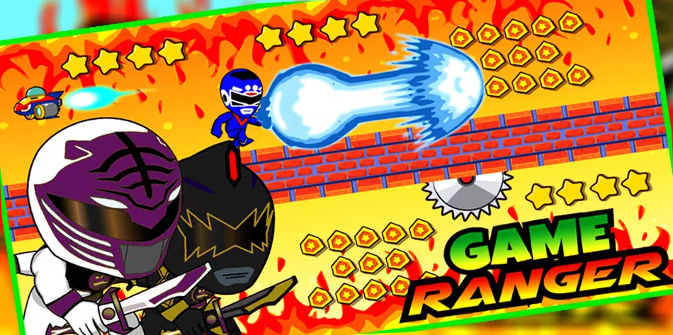 Superheroes Dino Rangers Dash Ekran Görüntüsü 1