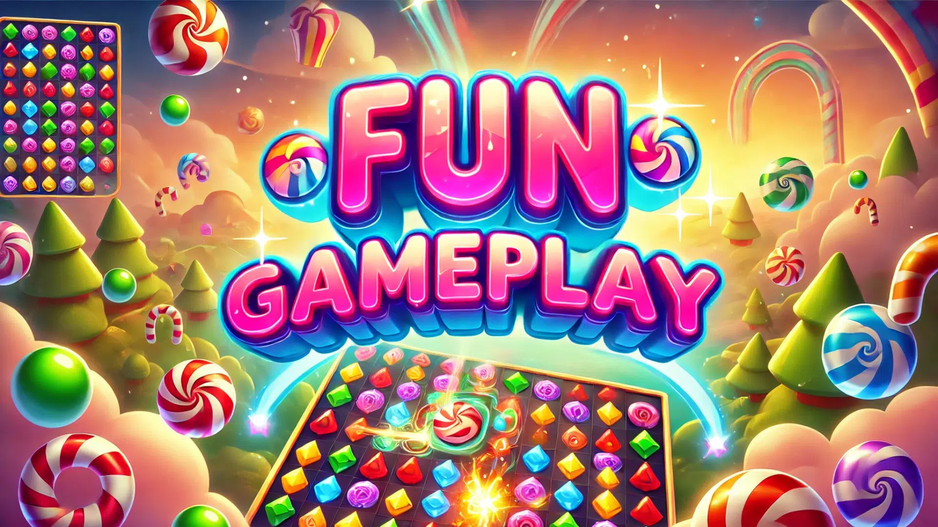 Sweet Candy - Match 3 Puzzle Schermafbeelding 3