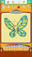 Butterfly Coloring Pages Captura de pantalla 1