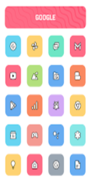 Crayon Adaptive IconPack Schermafbeelding 2