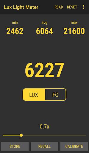 Lux Light Meter Pro স্ক্রিনশট 2