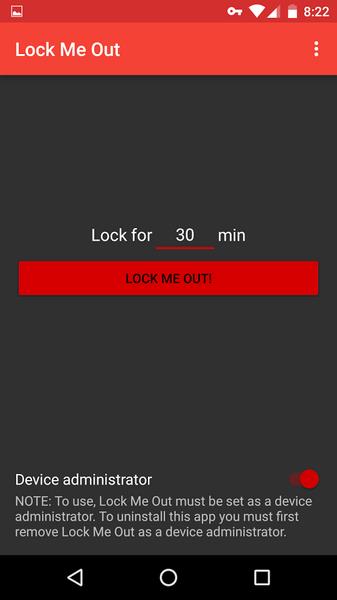 Lock Me Out: Bloqueur d'apps Capture d'écran 3