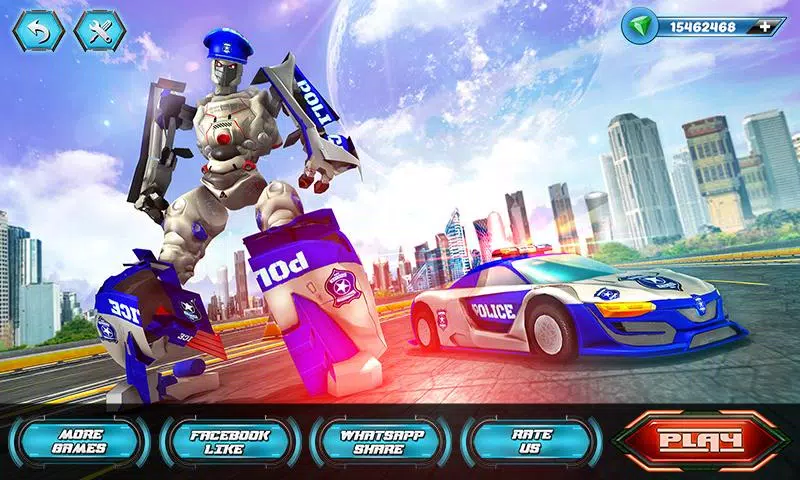 US Police Robot Car Revenge Captura de pantalla 1