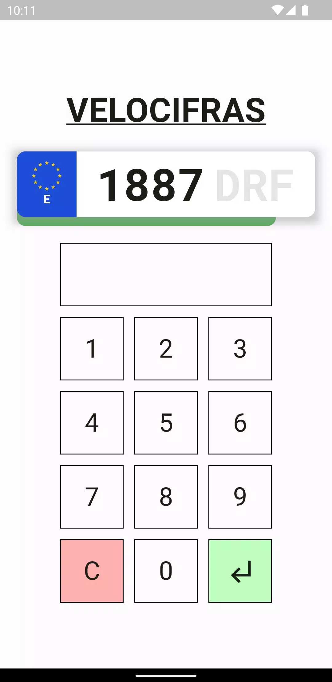 Velocifras - Juego Matrículas Ekran Görüntüsü 4