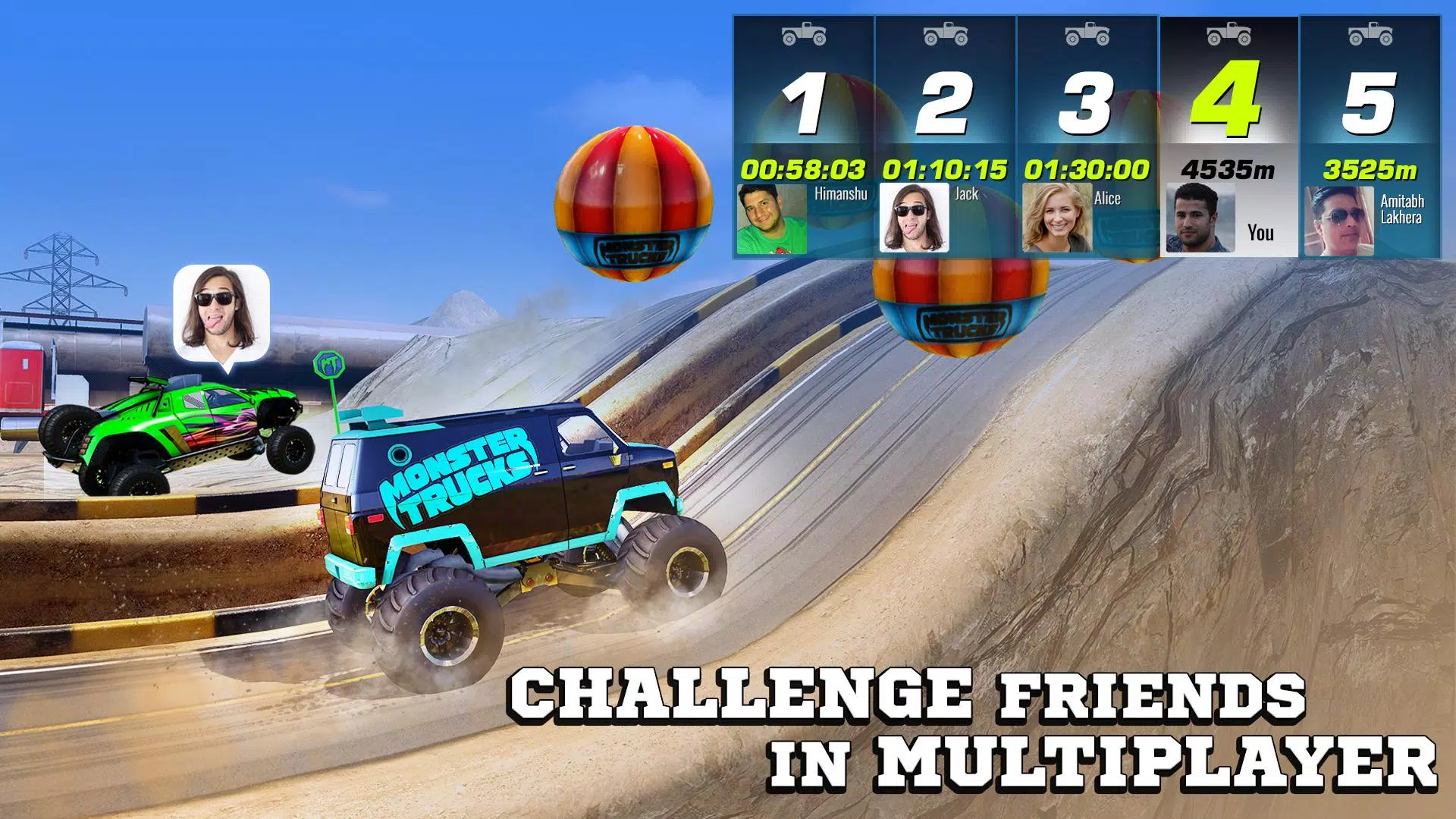 Monster Truck Xtreme Racing Captura de tela 2