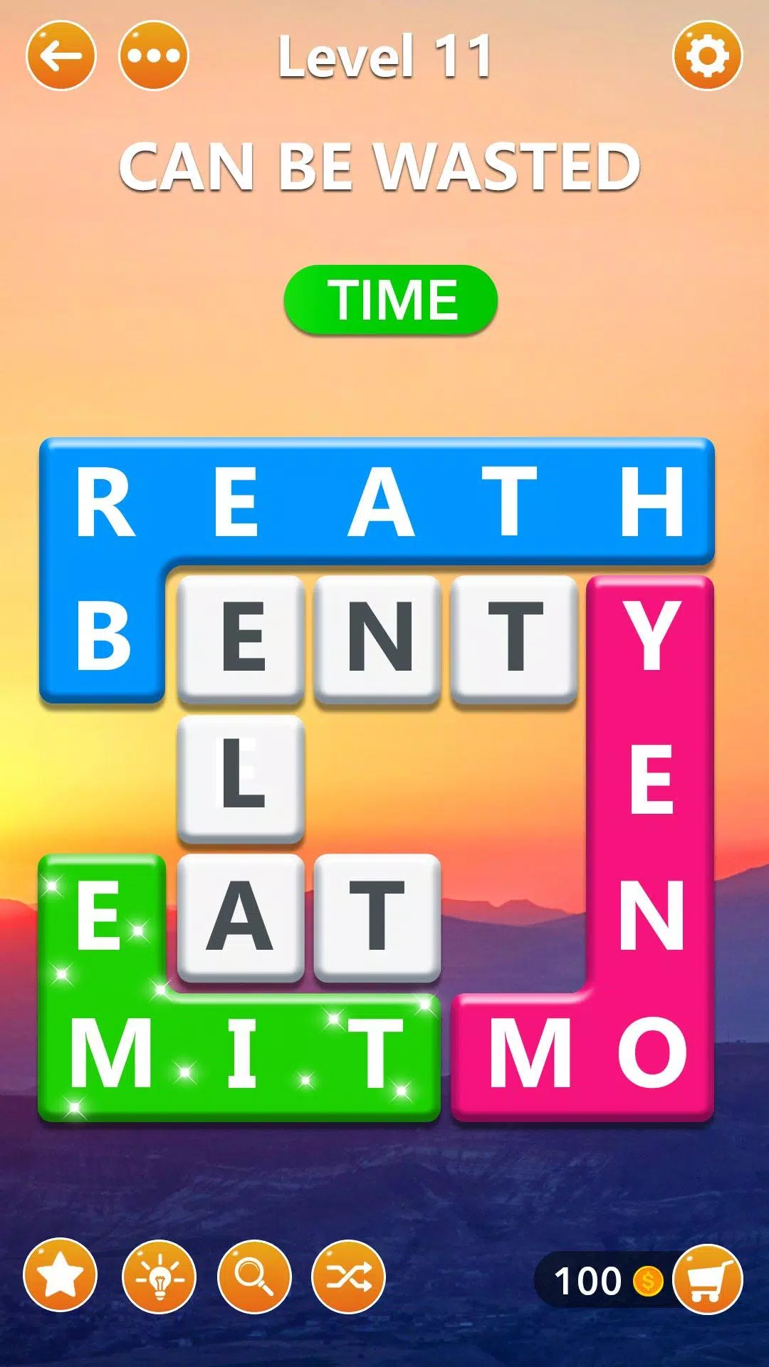 Word Blocks Puzzle - Jeux de m Capture d'écran 1