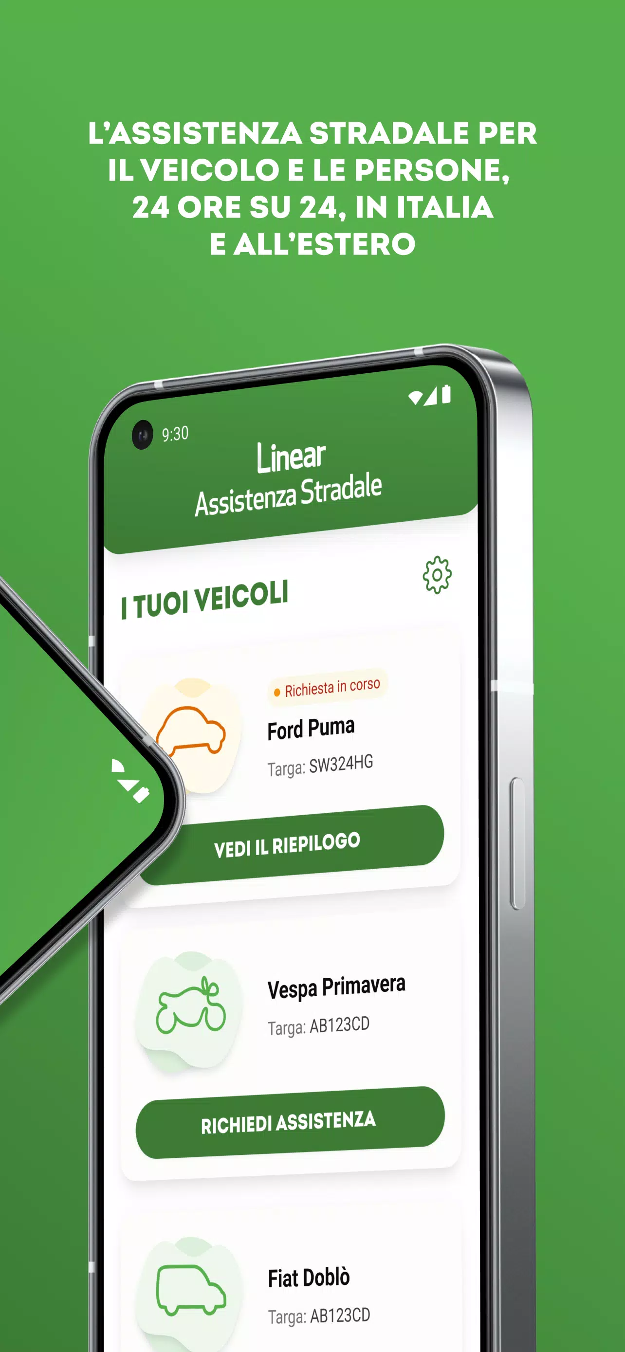 Linear Assistenza stradale ဖန်သားပြင်ဓာတ်ပုံ 2
