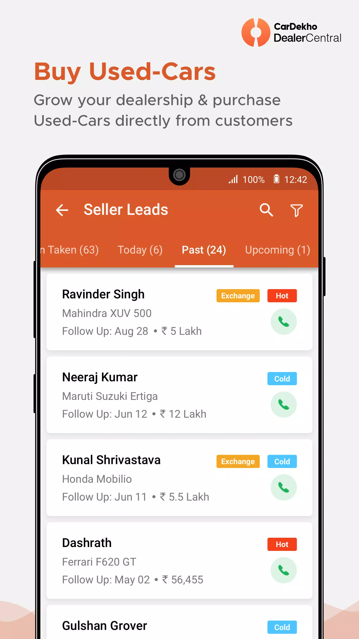 CarDekho DealerCentral Tangkapan skrin 3