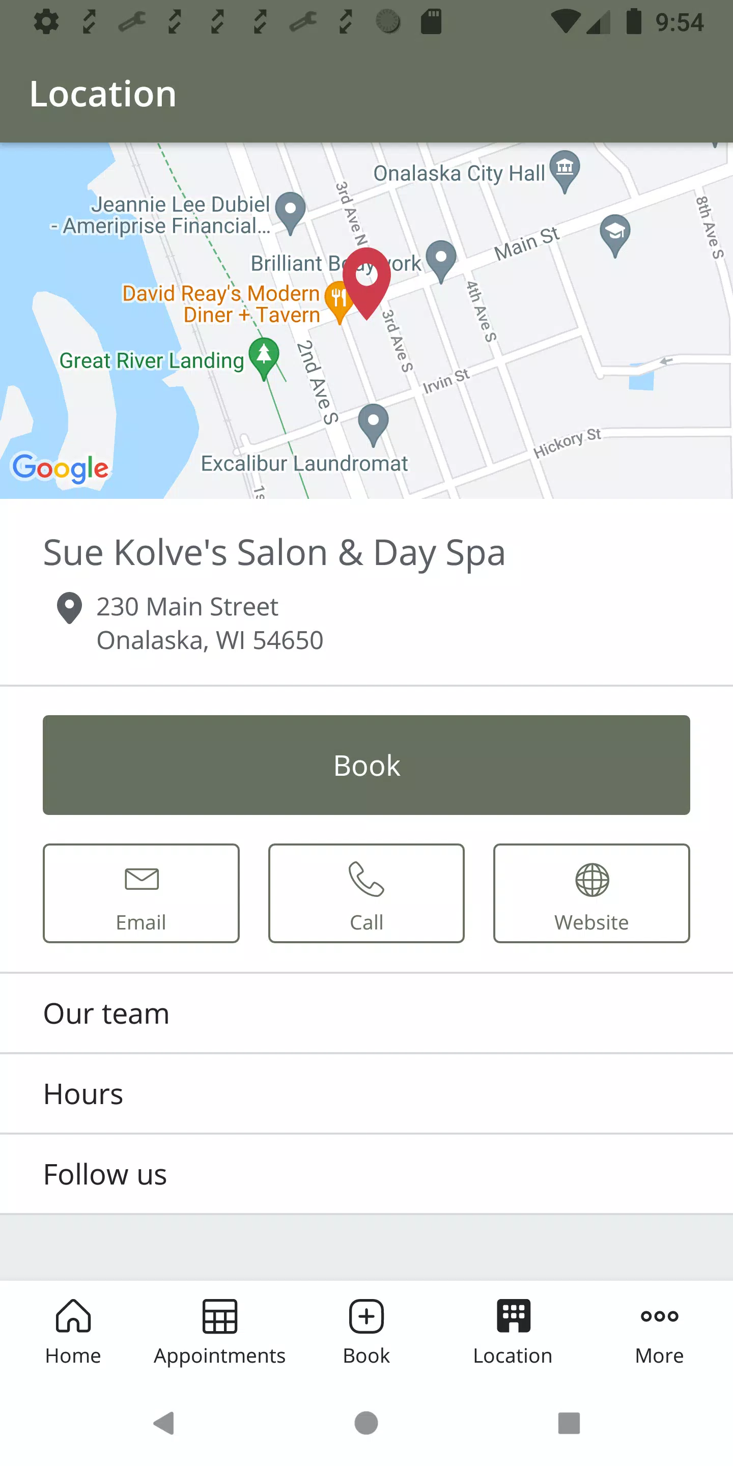 Sue Kolve’s Salon & Day Spa Screenshot 4