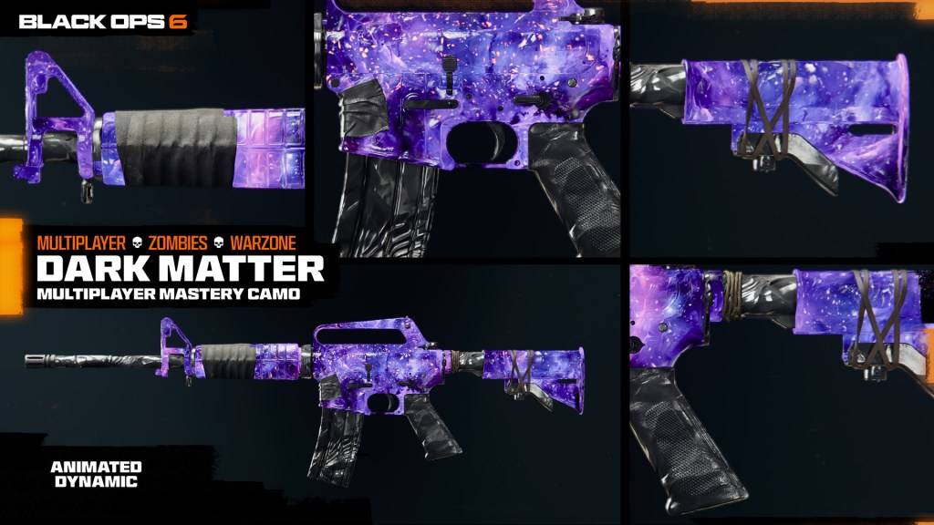 Dark Matter camo achievement in Black Ops 6