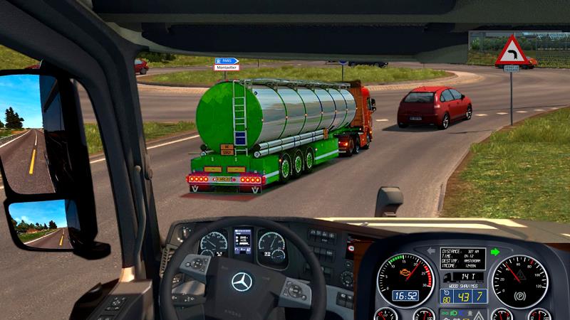 Truck Sim :Modern Tanker Truck স্ক্রিনশট 2