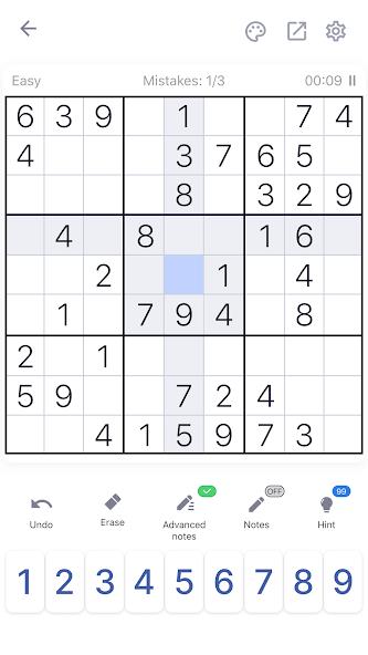 Sudoku - Classic Sudoku Puzzle Mod Screenshot 1