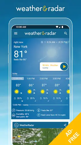 Weather & Radar USA - Pro 스크린샷 4