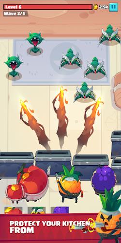 Fruit War: Idle Defense Game Ekran Görüntüsü 1