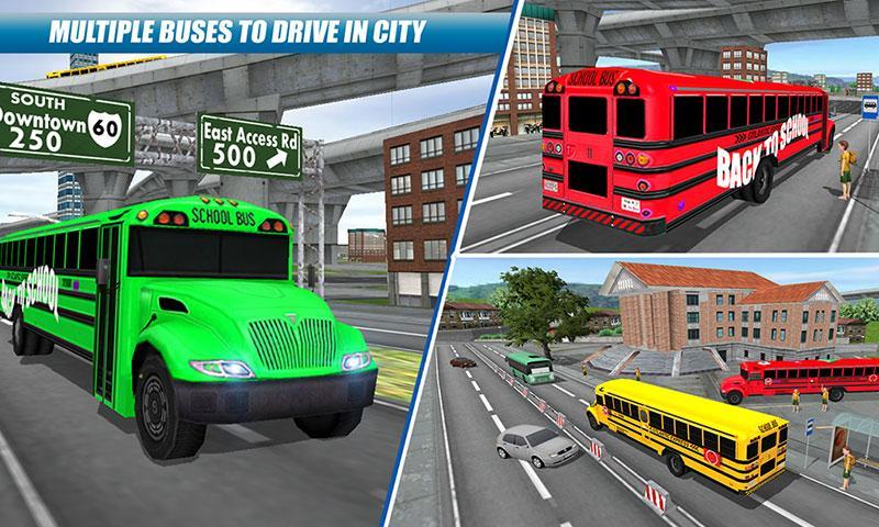 School Bus Driving Game Скриншот 4