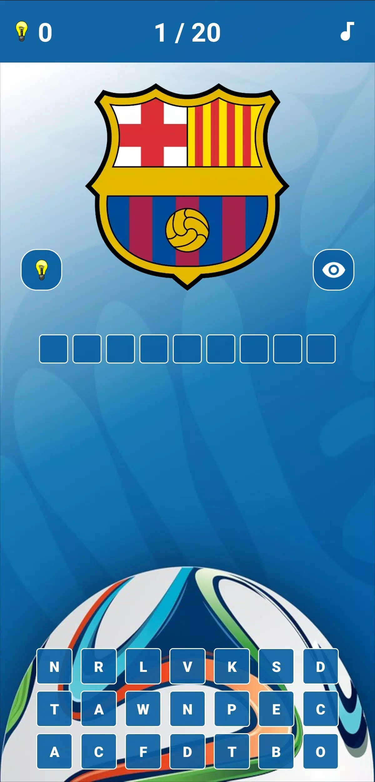 Soccer Clubs Logo Quiz Captura de tela 1