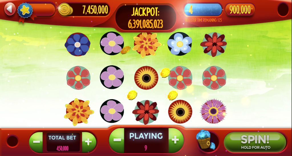 Flowers-Slot Machine Screenshot 2