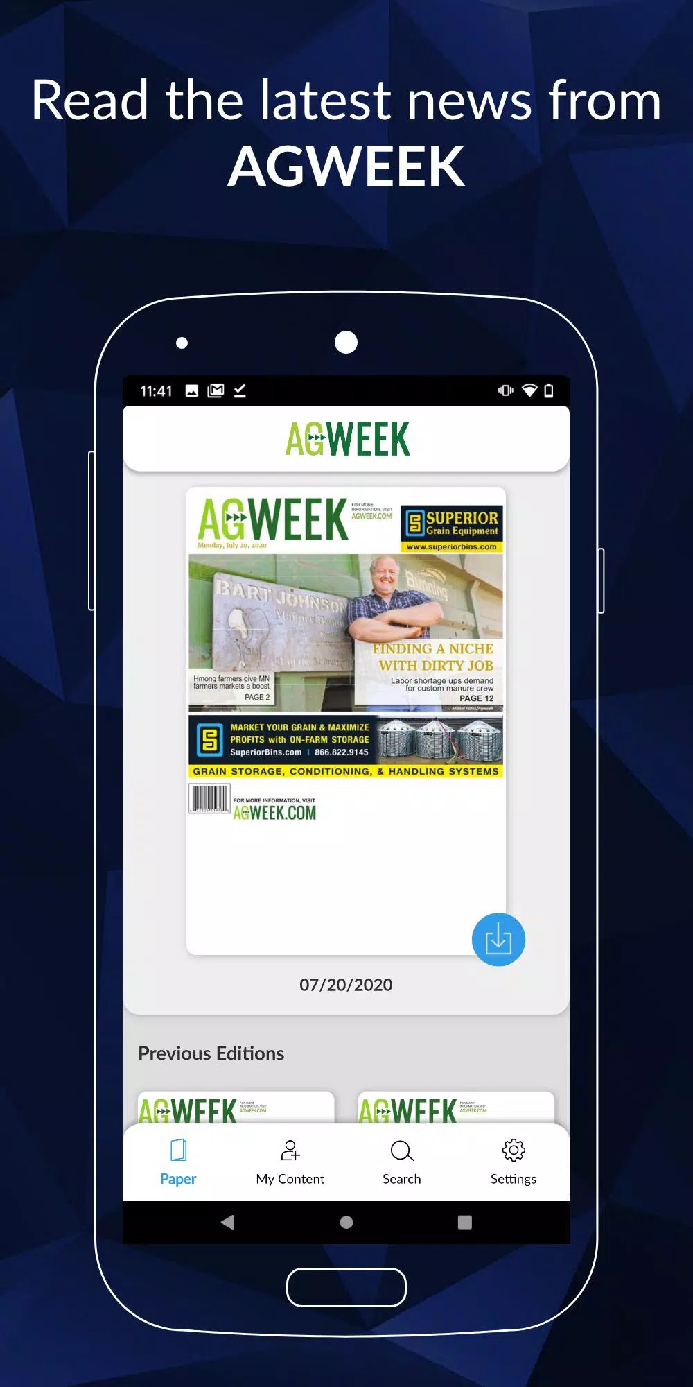 Agweek E-Paper Скриншот 1