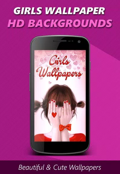 Girls Wallpaper Background ภาพหน้าจอ 1