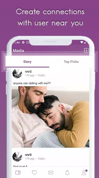 Gay Dating, Chat and Meet Capture d'écran 2