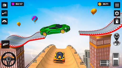 Mega Ramp Car Stunts-Car Game Tangkapan skrin 1